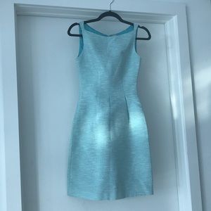 Elie Tahari Holly Dress Blue Tweed. Size 0